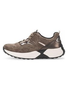 Gabor Skórzane sneakersy w kolorze brązowym rozmiar: 37,5. Brązowe trampki Gabor, bez wzorów, bez zapięcia. Za 268,55 zł.