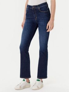 Weekend Max Mara Jeansy Rapallo 2525186021 Granatowy Straight Fit. Niebieskie jeansy Weekend Max Mara, bez wzorów, z bawełny. Za 699,99 zł.
