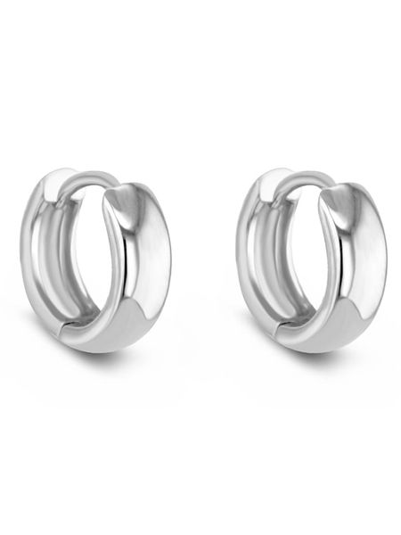 Eclat d'Argent Srebrne kolczyki-kreole rozmiar: onesize. Szare kolczyki Eclat d'Argent, srebrne. Za 156,98 zł.