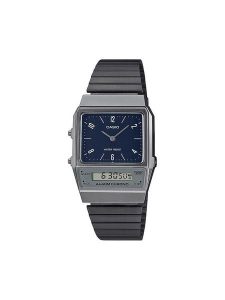Casio Zegarek Vintage Edgy AQ-800EB-2AEF Czarny. Czarne, analogowe zegarki Casio. Za 269,99 zł.