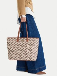MEXX Torebka CEO-MEXX-S-003-09 Brązowy. Brązowe shopper bag Mexx, bez wzorów, z materiału, bez dodatków. Za 199,99 zł.