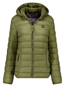 ANAPURNA Kurtka pikowana "Akitalana Hood" w kolorze oliwkowym rozmiar: XXL. Zielone kurtki ANAPURNA, xxl, bez wzorów, bez kaptura. Za 130,99 zł.