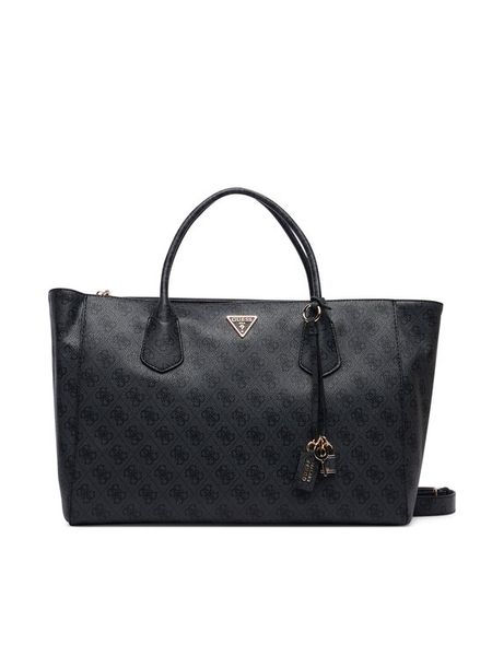 Guess Torebka Marissa Logo HWSG24 82240 Szary ciemny. Szare shopper bag Guess, z aplikacjami, bez dodatków. Za 674,99 zł.