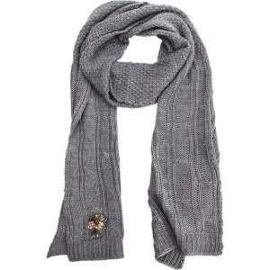 Szal TWINSET - Sciarpa OA8T6C Grigio Medio Melange 0082M. Szaliki marki Twinset. W wyprzedaży za 279,00 zł.