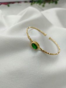 WOOW Pozłacana bransoletka z cyrkonią rozmiar: onesize. Żółte bransoletki WOOW, z cyrkonią, pozłacane. Za 57,06 zł.