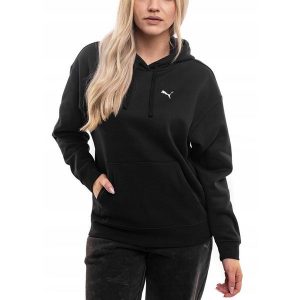 Bluza Damska Puma z Kapturem Bawełniana Sportowa Hoodie Kangurka roz. L. Czarne bluzy Puma, l, bez wzorów, z bawełny, z kapturem. Za 171,00 zł.
