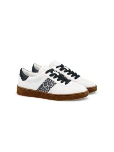 LLOYD Skórzane sneakersy w kolorze biało-czarnym rozmiar: 38. Białe trampki LLOYD, bez wzorów, bez zapięcia. Za 302,18 zł.