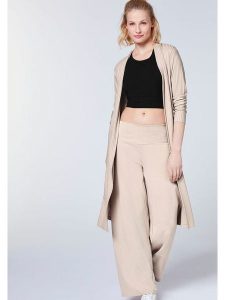 Detto Fatto Kardigan w kolorze kremowym rozmiar: M. Brązowe kardigany Detto Fatto, m, bez wzorów, prążkowane, bez ramiączek. Za 130,99 zł.