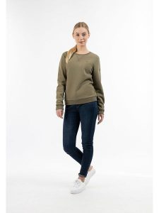 Schmuddelwedda Bluza w kolorze khaki rozmiar: M. Brązowe bluzy Schmuddelwedda, m, bez wzorów, bez kaptura. Za 131,43 zł.