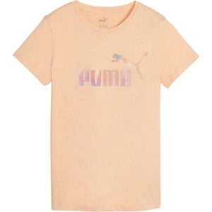 T-shirt Damski ESS+ Summer Daze. Brązowe t-shirty Puma, bez wzorów, bez kołnierzyka, bez ramiączek. Za 140,99 zł.
