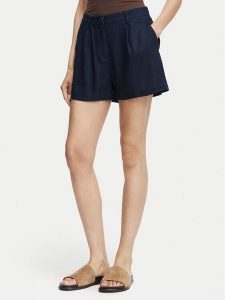 Vero Moda Szorty materiałowe Rosie 10346913 Granatowy Loose Fit. Niebieskie szorty Vero Moda, bez wzorów, z materiału. Za 95,99 zł.