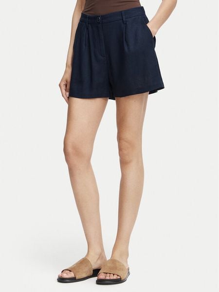Vero Moda Szorty materiałowe Rosie 10346913 Granatowy Loose Fit. Niebieskie szorty Vero Moda, bez wzorów, z materiału. Za 95,99 zł.