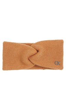 Calvin Klein Opaska materiałowa K60K612591 Brązowy. Brązowe rękawiczki Calvin Klein, bez wzorów, z materiału. Za 129,99 zł.