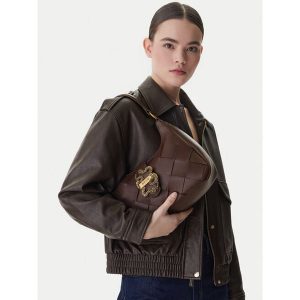 Torebka Just Cavalli. Brązowe torebki klasyczne Just Cavalli, bez wzorów, bez dodatków. Za 669,99 zł.