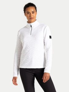 Dare2B Bluza techniczna Glamourize II DWA735 Biały Regular Fit. Białe bluzy DARE2B, bez wzorów, z syntetyku, bez kaptura. Za 229,99 zł.