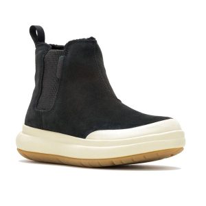 Buty damskie Merrell Marquette Thermo Pull On Wp. Czarne buty trekkingowe Merrell, bez zapięcia. Za 559,99 zł.