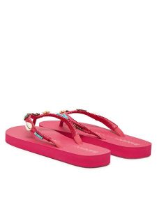 Banana Moon Japonki Luceros Tahuata JSR53 Różowy. Czerwone klapki Banana Moon, bez wzorów, z materiału, bez obcasa. Za 189,99 zł.