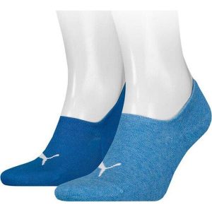 Skarpety sportowe unisex Puma Footie 2P. Niebieskie skarpetki Puma, bez wzorów. Za 30,65 zł.