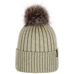 Czapka damska VIKING Hana Pompon Life Style. Żółte czapki Viking, bez wzorów, sportowe. Za 98,28 zł.