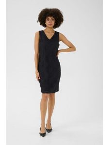 CULTURE Sukienka w kolorze czarnym rozmiar: XL. Czarne sukienki Culture, xl, bez wzorów, z koronki, bez kołnierzyka, bez ramiączek, mini. Za 113,99 zł.