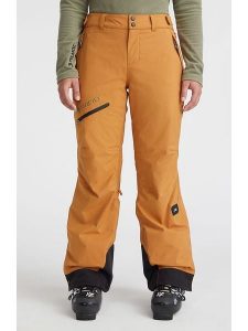 O`Neill Spodnie narciarskie "GTX Psycho Tech" w kolorze musztardowym rozmiar: XS. Żółte spodnie dresowe s, bez wzorów, z gore-texu, narciarskie, gore-tex. Za 483,17 zł.