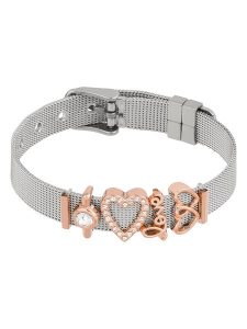 U.S. Polo Assn. Bransoletka z elementami ozdobnymi rozmiar: onesize. Szare bransoletki U.S. Polo Assn., z kryształem, metalowe. Za 108,99 zł.