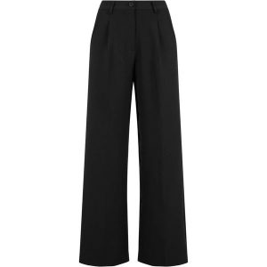 Damskie Spodnie Z Szerokimi Nogawkami. Szare spodnie dresowe Urban Classics, bez wzorów. Za 153,99 zł.