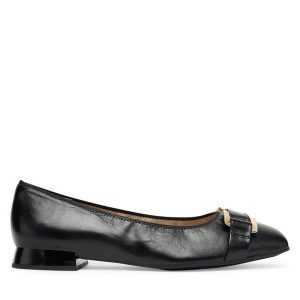 Baleriny Caprice. Czarne balerinki Caprice, bez wzorów, bez obcasa, bez zapięcia. Za 219,99 zł.