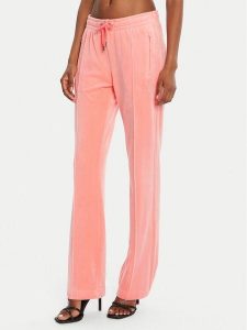 Juicy Couture Spodnie dresowe Tina JCAPW045 Pomarańczowy Regular Fit. Brązowe spodnie dresowe Juicy Couture, s, bez wzorów, z dresówki. Za 399,99 zł.