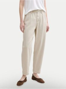 Tom Tailor Denim Jeansy 1045968 Beżowy Relaxed Fit. Brązowe jeansy TOM TAILOR DENIM, bez wzorów, z bawełny. Za 149,99 zł.