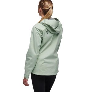 Kurtka Przeciwdeszczowa Damska Black Diamond Stormline Stretch Anorak. Zielone kurtki Black Diamond, s, bez wzorów, bez kaptura. Za 455,99 zł.