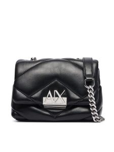 Armani Exchange Torebka XW000357 AF26568 UC001 Czarny. Czarne listonoszki Armani Exchange, bez wzorów, ze skóry, bez dodatków. Za 589,99 zł.