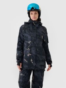 4F Kurtka snowboardowa membrana 10000 damska - multikolor M. Kurtki 4f, na zimę, m, bez wzorów, z dzianiny, z kapturem. W wyprzedaży za 299,99 zł.