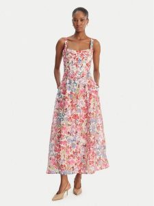 Bardot Sukienka koktajlowa Lilah 59825DB Kolorowy Slim Fit. Sukienki Bardot, bez wzorów, z syntetyku, wizytowe, bez kołnierzyka, bez ramiączek. Za 674,99 zł.