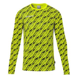 Koszulka bramkarska z długim rękawem Uhlsport Progressive. Czarne bluzki Uhlsport, bez wzorów, sportowe, bez kołnierzyka, bez ramiączek. Za 177,50 zł.