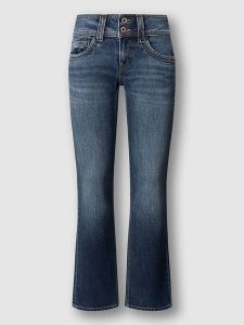 Pepe Jeans Dżinsy - Slim fit - w kolorze niebieskim rozmiar: W26/L30. Niebieskie jeansy Pepe Jeans, z aplikacjami, z jeansu. Za 260,99 zł.