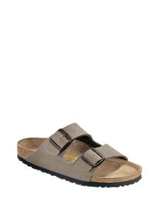 Birkenstock Klapki "Arizona" w kolorze szarym rozmiar: 45. Szare klapki Birkenstock, bez wzorów, bez obcasa. Za 267,29 zł.