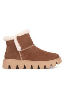 Rieker Revolution Lifestyle Śniegowce W2071-20 Brązowy. Brązowe buty zimowe Rieker Revolution Lifestyle, ze skóry, bez obcasa, bez zapięcia. Za 391,00 zł.