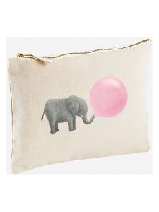 WOOOP Kopertówka w kolorze kremowo-szaro-jasnoróżowym - 24 x 16 cm rozmiar: onesize. Brązowe torebki wieczorowe Wooop, bez wzorów, z bawełny, bez dodatków. Za 43,99 zł.