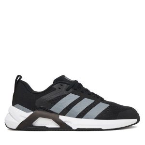 Buty na siłownię adidas. Czarne buty sportowe ADIDAS, bez wzorów, bez zapięcia, na fitness i siłownię. Za 399,99 zł.
