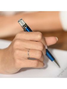 CARATELLI Złoty pierścionek "Pour Toujours" z diamentami rozmiar: 54. Szare pierścionki CARATELLI, z diamentem, złote. Za 717,99 zł.