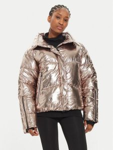 Frieda & Freddies Kurtka przejściowa 3743 Złoty Regular Fit. Żółte kurtki Frieda & Freddies, bez wzorów, z syntetyku, bez kaptura. Za 589,99 zł.