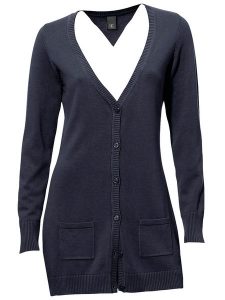 Heine Kardigan w kolorze granatowym rozmiar: 42. Niebieskie kardigany Heine, z bawełny. Za 101,23 zł.