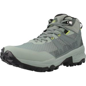 Buty turystyczne damskie Mammut Sertig II Mid GTX. Zielone buty trekkingowe Mammut, bez zapięcia. Za 443,99 zł.