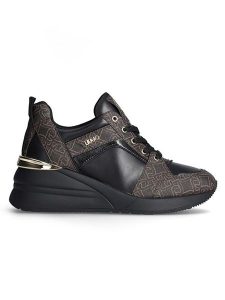 Liu Jo Sneakersy w kolorze czarnym rozmiar: 38. Czarne trampki Liu Jo, bez wzorów, bez zapięcia. Za 363,71 zł.