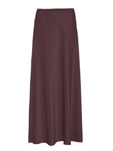 MOSS COPENHAGEN Spódnica "Nicolette Ullas" w kolorze ciemnofioletowym rozmiar: XL. Różowe spódnice Moss Copenhagen, xl, bez wzorów, maxi. Za 166,88 zł.