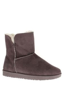 ISLAND BOOT Botki zimowe "Chloe" w kolorze antracytowym rozmiar: 37. Czarne botki Island Boot, na zimę, bez wzorów, z materiału, bez obcasa, bez zapięcia. Za 131,74 zł.