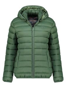Geographical Norway Kurtka pikowana "Atichoko" w kolorze ciemnozielonym rozmiar: XXL. Zielone kurtki Geographical Norway, xxl, bez wzorów, bez kaptura. Za 150,72 zł.