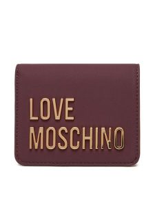 LOVE MOSCHINO Portfel JC5612PP1NKD0552 Bordowy. Czerwone portfele LOVE MOSCHINO, bez wzorów, ze skóry. Za 309,99 zł.