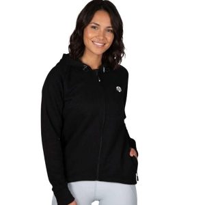 Bluza treningowa damska Morotai Comfy. Czarne bluzy MOROTAI, m, bez wzorów, z bawełny, z kapturem. Za 162,00 zł.